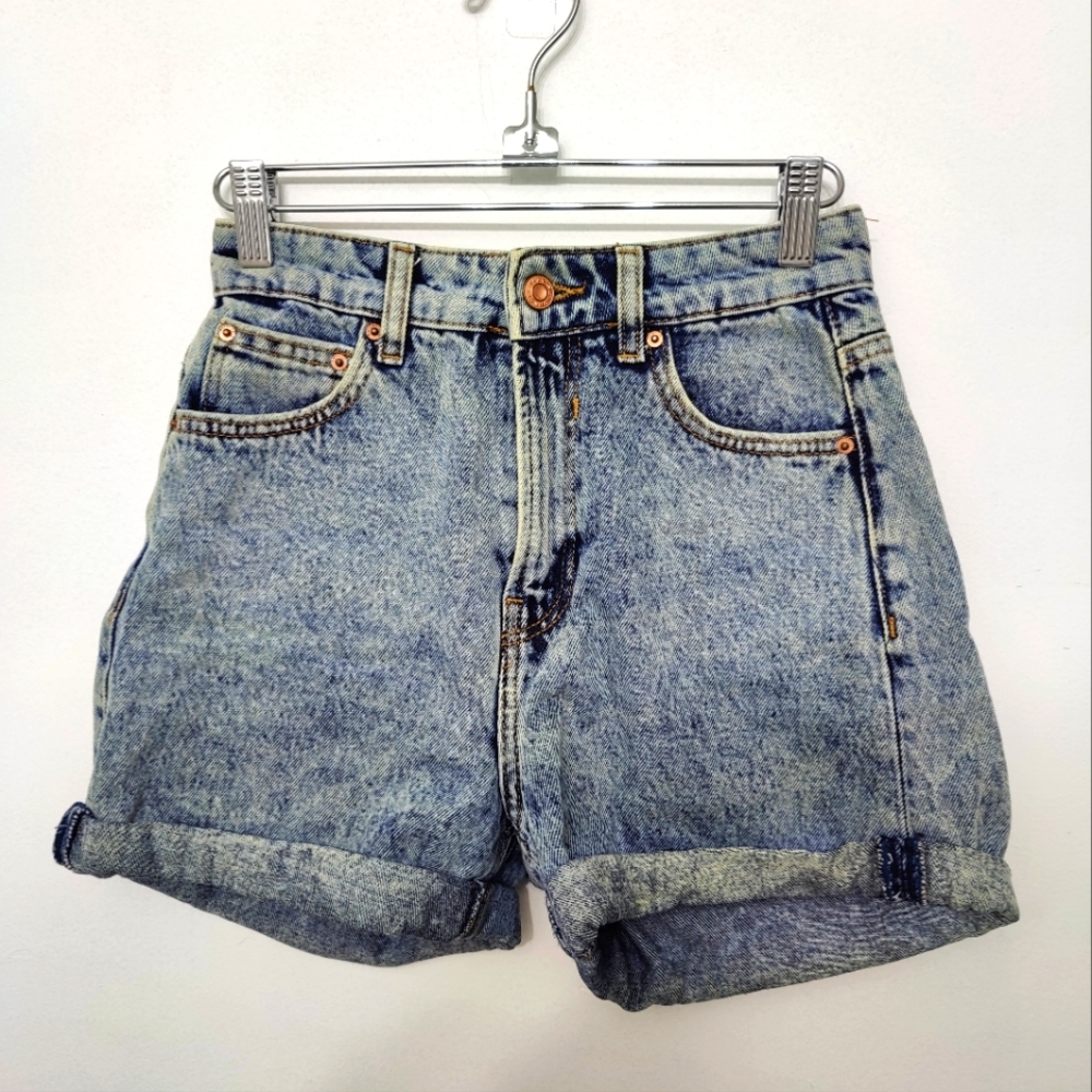 Bershka denim shorts high rise size 00